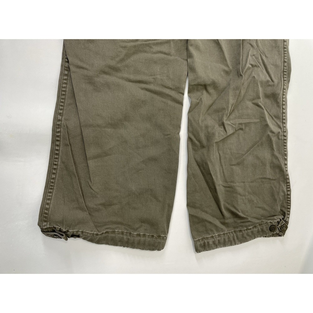 Tommy‎ Hilfiger Military Cargo Pants Destruction Wash Mens Size L Green NWT - Picture 6 of 10